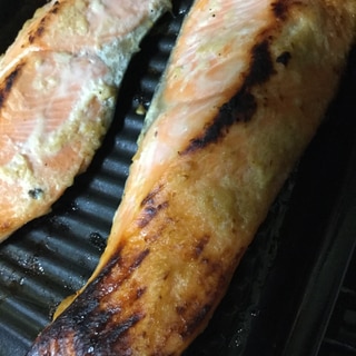 銀鮭の味噌焼き
